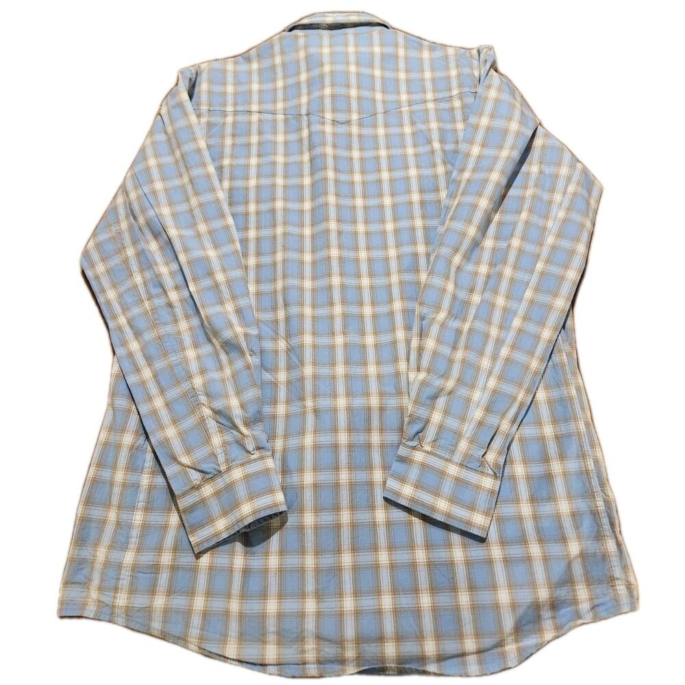 Wrangler Relentless Trevor Brazile Men's Western Pearl Snap Performance Shirt - Picture 2 of 8